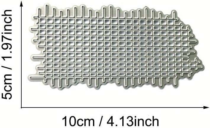 Lapoo 3D Backgrounds Frame Metal Cutting Die for Scrapbooking, New Cutting Dies DIY Album Card Making Decor Paper Craft Metal Die Cuts Party Wedding Decorations (Grid C 3.9 x 2 in) - Image 3